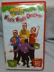 The Wiggles: Wiggly Wiggly Christmas (VHS, 2000) In Clam Shell Case