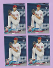 4 card lot of 2018 Topps #700 Shohei Ohtani RC rookie card - Angels - Lot A