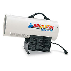 Dura Heat GFA40 Portable LP Gas Forced-Air Heater, 1,000-Sq. Ft. Coverage -