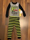New Boys 3T Glow In the Dark Pajamas - 4 Pieces Lets Play Dinosaurs