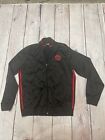 Manchester United Zip Up Long Sleeve Jacket Manchester Tag 2xl Black