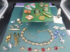 estate  jewelry unique mixed LOT NICE COSTUME older JEWELRY some signed