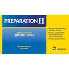 Preparation H Suppositories Irritation  Itching And Discomfort Fast Relief 24 Ct