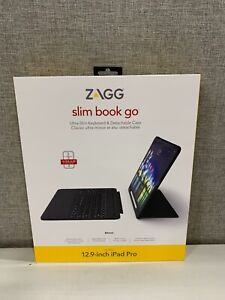 Zagg Slim Book Go Backlit Slim Keyboard Hinged Case(iPad Pro 12.9