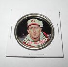 1964 Topps Baseball Coin Pin #60 Jim Maloney Cincinnati Reds Near Mint