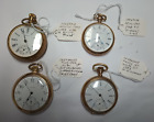 LOT of 4 Waltham Pocket Watches - Time for Somebody Else to Own