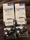 Crest 3D White Deep Clean Whitening Therapy Charcoal Invigorating Mint 2.4oz 2PK