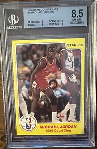 1986 Star Court Kings #18 Michael Jordan BGS 8.5 RC