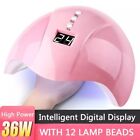 36W LED UV Nail Polish Dryer Lamp Gel Acrylic Curing Light Spa Professional US