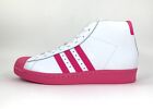 Adidas Originals Pro Model High Top Sneakers White Pink FY2755 Men Size 10.5