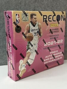 2021-22 Panini Recon Basketball NBA Trading Cards Hobby Box (2 AUTOS)