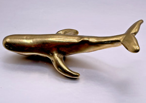 *Vintage* Brass* Whale* Taiwan-ROC*Miniature