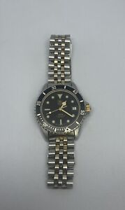 TAG HEUER 1000 980.020N Vintage 41mm Black Men's Watch