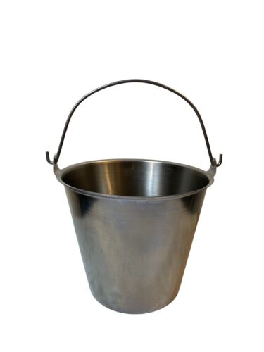 VOLLRATH 58130 Stainless Steel Tapered Dairy Pail
