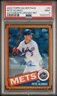 2020 Topps Silver Pack PETE ALONSO MLB Mets Orange Mojo Refractor Auto /25 PSA 9