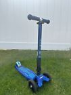 Micro Scooters Maxi Micro Deluxe 3-Wheel Foldable Scooter Navy Blue 5-12 Years