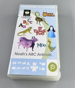 CRICUT Cartridge Noah's ABC Animals Cartridge Set Complete Letters Shapes 2011