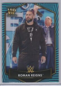 2021 Topps WWE Transcendent Roman Reigns VIP Party Blue & Purple 1/1