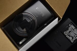 Canon IXY 650 PowerShot Elph 360 HS Digital Camera 20.2MP Black 【MINT】1873
