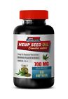 hormone balance - HEMP SEED OIL 700mg - metabolism booster - 1 Bottle