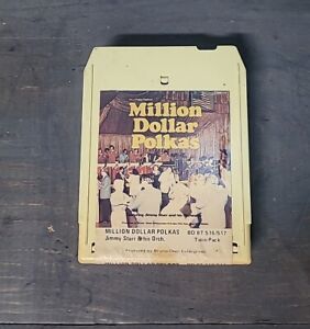 8 Track - MILLION DOLLAR POLKAS JIMMY STURR & HIS ORCHESTRA - Cartridge Tape 516