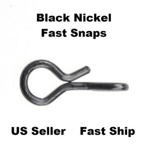 Fast Snap 5/8/11 mm Quick Link No Knot Clip Speed Attach Fly/Lure Leader Snaps