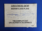 USS Excelsior Ingram Class Plans - Set of (8) Blueprints