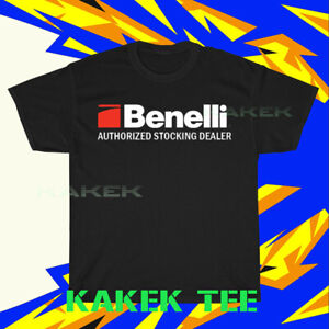 New Shirt Benelli Shotgun Hunting Logo Men's Black T-Shirt USA Size S to 5XL