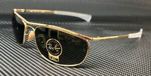 RAY BAN Olympian RB3119M 001 31 Gold Green Men's 62 mm Sunglasses