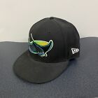 Tampa Bay Devil Rays Hat Cap Fitted 7 3/8 WOOL Black New Era 59Fifty Cooperstown