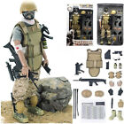 1/6 Special Force Wounded Soldier Action Figure Army Action Figures Playset Toys