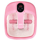 Portable Electric Foot Spa Bath Automatic Roller Heating Motorized Home Pink