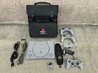 Sony PlayStation 1 PS1 SCPH-7501 Console Bundle Controller Case Game Tested OEM