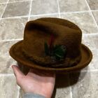 Stetson Playboy Fedora Fur Hat Size 7 1/4