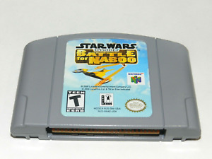 Star Wars Battle for Naboo Nintendo 64 N64 Video Game Cart