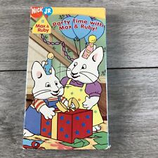 New ListingNick Jr. Max & Ruby: Party Time With With Max & Ruby! VHS 2006