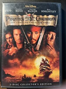 Pirates of the Caribbean: The Curse of the Black Pearl (DVD, 2003) Johnny Depp