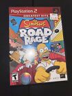 Simpsons Road Rage Sony PlayStation 2 CIB NEEDS RESURFACING TESTED WORKS PERR!!!