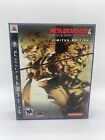 Metal Gear Solid 4 Gun of the Patriots Limited Edition PS3 Complete CIB