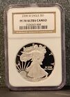 2008-W Proof $1 American Silver Eagle NGC PF70 Ultra Cameo Brown Label