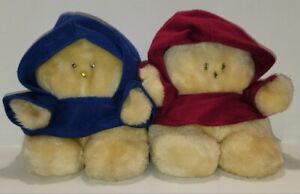 Vintage Chubbles Plush Red And Blue