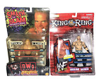 Vintage WCW 90s Wrestling Figure Lot Lex Luge Droz King of the Ring NWO 1990s!