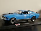 1970 Ford Mustang Mach 1 Grabber Blue by Maisto 1:18 Diecast Metal Special Model