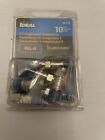 Ideal OmniConn RG-6 Compression F-Connectors 10 Pack 89-019 Brand New 