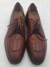 Allen Edmonds Mens Dellwood Brown Leather Split Toe Oxford Dress Shoes Size 11