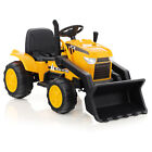 12V Kids Ride On Excavator Digger Electric Bulldozer Tractor RC w/ Music & Light