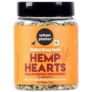Urban Platter Hemp Hearts (Hulled hemp seeds | Plant-Based Protein | 150g