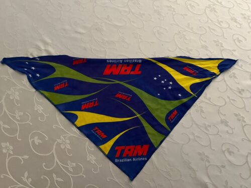 TAM Brazilian Airlines Scarf  Vintage From Non -smoker