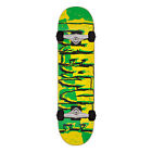 Creature Skateboard Complete Ripped Logo Green/Yellow 7.5