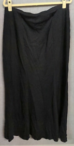 Lane Bryant Skirt Womens 14/16 Black Pleated Maxi